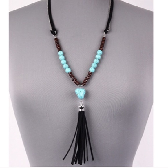 Dina Aziza Jewelry - Restocked New Last Boho Beaded Tassel Necklace